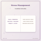 Idgit Ink Stress-Management deluxe journal and planner bundle — planner organization and planning features