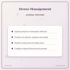Idgit Ink Stress-Management deluxe journal and planner bundle — journal prompts and reflection features