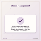 Idgit Ink Stress-Management deluxe journal and planner bundle — instant download and no physical product notice