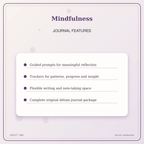 Idgit Ink Mindfulness deluxe journal and planner bundle — journal prompts and reflection features