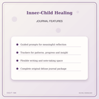 Idgit Ink Inner-Child Healing deluxe journal and planner bundle — journal prompts and reflection features