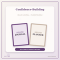 Idgit Ink Confidence-Building deluxe journal and planner bundle — primary bundle cover showing both deluxe products