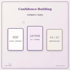 Idgit Ink Confidence-Building deluxe journal and planner bundle — digital formats and available page sizes