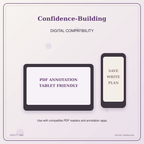 Idgit Ink Confidence-Building deluxe journal and planner bundle — tablet and pdf annotation compatibility
