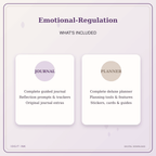 Idgit Ink Emotional-Regulation deluxe journal and planner bundle — complete journal and planner bundle contents