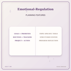 Idgit Ink Emotional-Regulation deluxe journal and planner bundle — planner organization and planning features