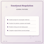 Idgit Ink Emotional-Regulation deluxe journal and planner bundle — journal prompts and reflection features