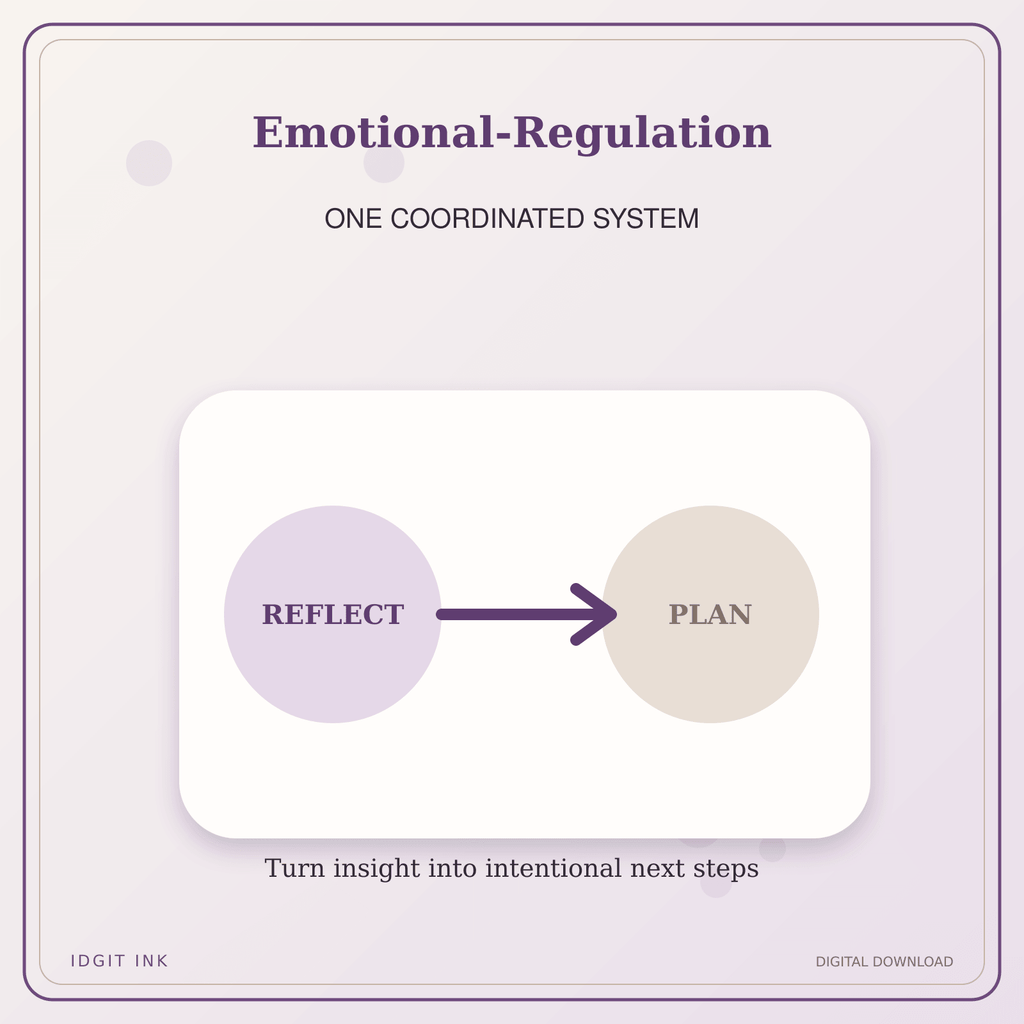 Idgit Ink Emotional-Regulation deluxe journal and planner bundle — topic-specific benefits and use cases