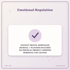 Idgit Ink Emotional-Regulation deluxe journal and planner bundle — instant download and no physical product notice