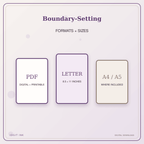 Idgit Ink Boundary-Setting deluxe journal and planner bundle — digital formats and available page sizes