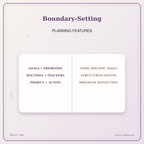 Idgit Ink Boundary-Setting deluxe journal and planner bundle — planner organization and planning features