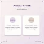 Idgit Ink Personal-Growth deluxe journal and planner bundle — complete journal and planner bundle contents
