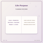 Idgit Ink Life-Purpose deluxe journal and planner bundle — planner organization and planning features