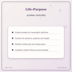 Idgit Ink Life-Purpose deluxe journal and planner bundle — journal prompts and reflection features