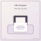 Idgit Ink Life-Purpose deluxe journal and planner bundle — home and professional printing information