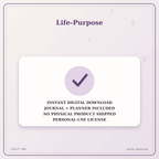Idgit Ink Life-Purpose deluxe journal and planner bundle — instant download and no physical product notice