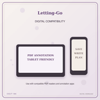 Idgit Ink Letting-Go deluxe journal and planner bundle — tablet and pdf annotation compatibility