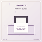 Idgit Ink Letting-Go deluxe journal and planner bundle — home and professional printing information