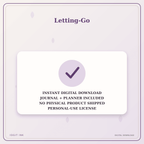 Idgit Ink Letting-Go deluxe journal and planner bundle — instant download and no physical product notice