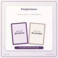 Idgit Ink Forgiveness deluxe journal and planner bundle — primary bundle cover showing both deluxe products