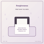 Idgit Ink Forgiveness deluxe journal and planner bundle — home and professional printing information