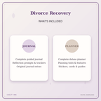 Idgit Ink Divorce Recovery deluxe journal and planner bundle — complete journal and planner bundle contents