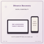 Idgit Ink Divorce Recovery deluxe journal and planner bundle — tablet and pdf annotation compatibility