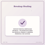 Idgit Ink Breakup Healing deluxe journal and planner bundle — instant download and no physical product notice