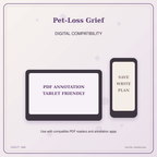 Idgit Ink Pet-Loss Grief deluxe journal and planner bundle — tablet and pdf annotation compatibility