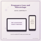 Idgit Ink Pregnancy-Loss and Miscarriage deluxe journal and planner bundle — tablet and pdf annotation compatibility