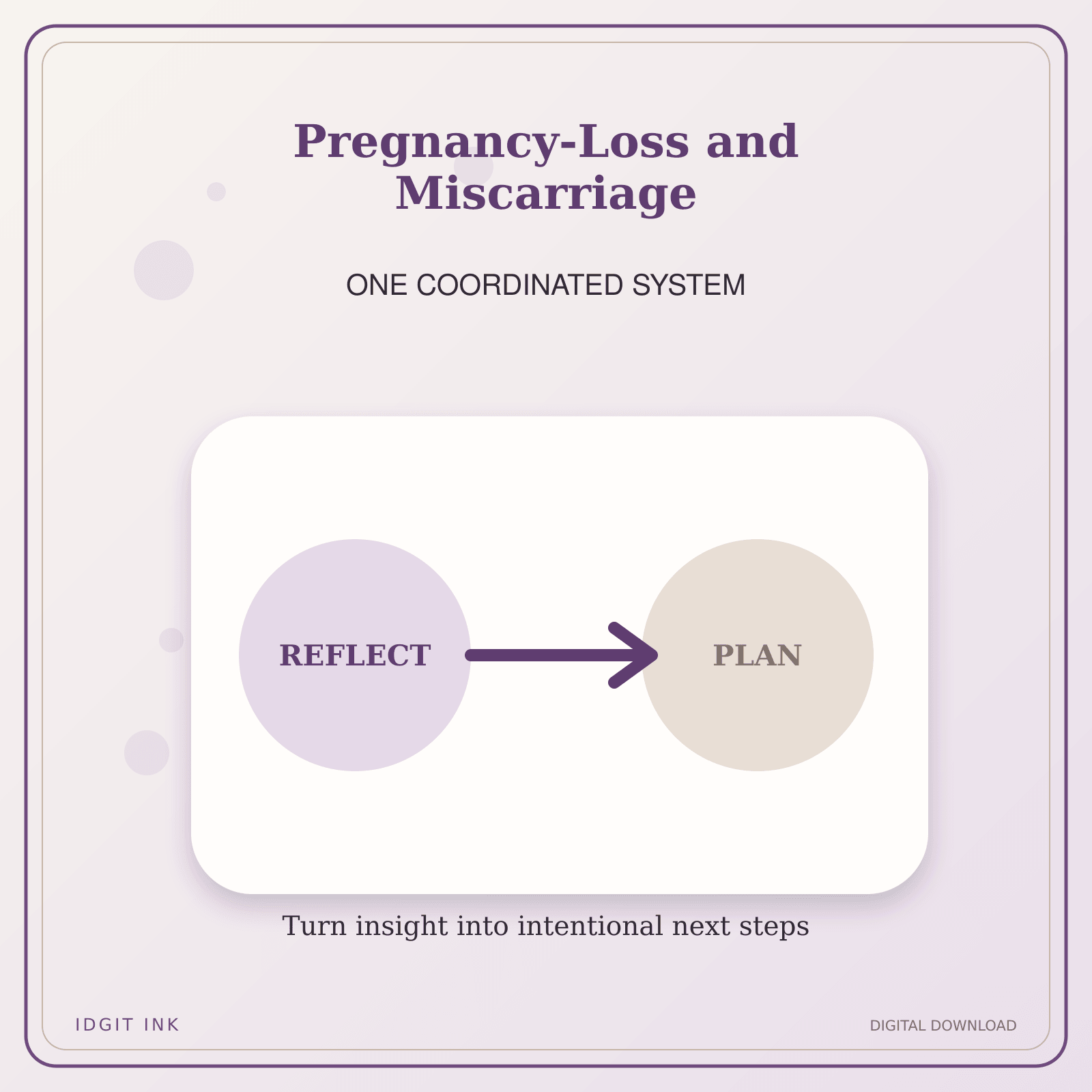 Idgit Ink Pregnancy-Loss and Miscarriage deluxe journal and planner bundle — topic-specific benefits and use cases
