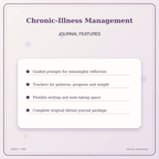 Idgit Ink Chronic-Illness Management deluxe journal and planner bundle — journal prompts and reflection features