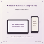 Idgit Ink Chronic-Illness Management deluxe journal and planner bundle — tablet and pdf annotation compatibility