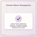 Idgit Ink Chronic-Illness Management deluxe journal and planner bundle — instant download and no physical product notice