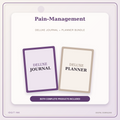 Idgit Ink Pain-Management deluxe journal and planner bundle — primary bundle cover showing both deluxe products