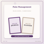 Idgit Ink Pain-Management deluxe journal and planner bundle — primary bundle cover showing both deluxe products