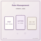 Idgit Ink Pain-Management deluxe journal and planner bundle — digital formats and available page sizes