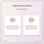 Idgit Ink Migraine-Tracking deluxe journal and planner bundle — complete journal and planner bundle contents