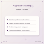 Idgit Ink Migraine-Tracking deluxe journal and planner bundle — journal prompts and reflection features