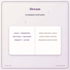 Idgit Ink Dream deluxe journal and planner bundle — planner organization and planning features