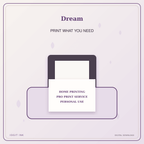 Idgit Ink Dream deluxe journal and planner bundle — home and professional printing information