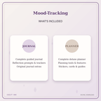 Idgit Ink Mood-Tracking deluxe journal and planner bundle — complete journal and planner bundle contents