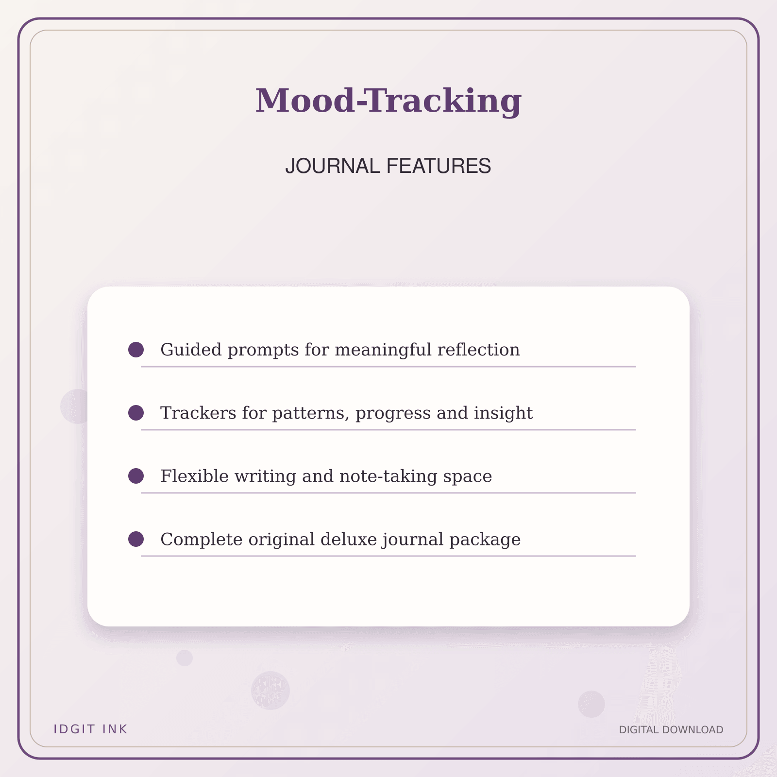 Idgit Ink Mood-Tracking deluxe journal and planner bundle — journal prompts and reflection features