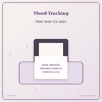 Idgit Ink Mood-Tracking deluxe journal and planner bundle — home and professional printing information