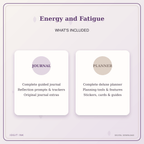 Idgit Ink Energy and Fatigue deluxe journal and planner bundle — complete journal and planner bundle contents