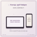 Idgit Ink Energy and Fatigue deluxe journal and planner bundle — tablet and pdf annotation compatibility