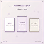 Idgit Ink Menstrual-Cycle deluxe journal and planner bundle — digital formats and available page sizes