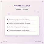 Idgit Ink Menstrual-Cycle deluxe journal and planner bundle — journal prompts and reflection features