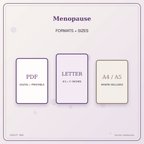Idgit Ink Menopause deluxe journal and planner bundle — digital formats and available page sizes