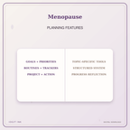Idgit Ink Menopause deluxe journal and planner bundle — planner organization and planning features